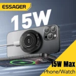 Essager 2-in-1 Magnetic Wireless Charger 15W With Holder Portable Fast Charging