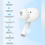 UEESFIT TWS Wireless Bluetooth Earphones Active Noise Cancelling - Image 6