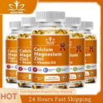 Calcium Magnesium Zinc Capsule Vitamin/Mineral Mixed Supplement - Gluten Free