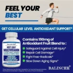 Men's Multivitamin - Contains vitamins B12, B6, zinc and selenium to support coordination - Image 4