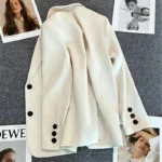 Elegant Office Lady Blazers for Women  Fashion Long Sleeve Single Button - Image 2