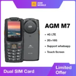 AGM M7 2+16G Volte Android Feature Phone Waterproof Touch Screen