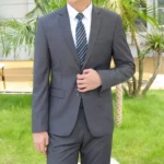 8XL Suit (Blazer+pants) Fashion  Professional Suit Wedding Groom Best Man Suit - Image 2