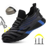 Men Work Safety Shoes Anti-puncture Working Sneakers Male Indestructible Work Shoes - Image 2