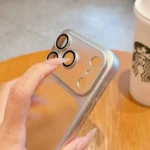 Luxury Transparent Matte Phone Case For iPhone 17Pro Air 17 16 15 14 13 12 11 Pro Max Lens - Image 6