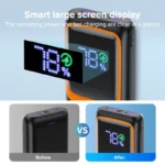 QOOVI 20000mAh Power Bank External Large Battery Capacity PD 22.5W Fast Charging - Image 2
