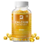 BEWORTHS 4in1 Vitamin D3 Calcium Capsules for Bone Strength Heart Health Immune Support