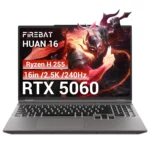 FIREBAT Huan 16 Pro AMD Ryzen 7 H 255 RTX 5060 DDR5 16GB RAM Screen gaming laptop