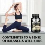 Magnesium + Ashwagandha Supplement, with Magnesium Citrate, Muscle Recovery - Image 6