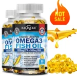 Omega-3 Fish Oil Supplement - with EPA & DHA - Supports Heart and Brain Health Omega 3 Fatty Acids 120 Capsules