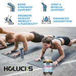 Bone Strength Supplement Capsules with Calcium Magnesium Vitamin D3 K2 Zinc & B12 - Image 2