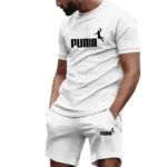 Summer Men's Sets Fashion Tracksuit Men Short Sleeve T Shirts - Image 4