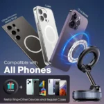 Vacuum Magnet Bracket Upgraded Version Multi-angles Adjustment Strong Car Navigation Phone Holder - Image 5