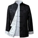 Men Chinese Dragon Shirt Kung Fu Coats China New Year Tang Suit Traditional Chinese Clothing - Image 4