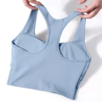 Two Piece Yoga Set Women Sportswear Suit Outfit Gym Leggings With Bra Pants Sports - Image 5