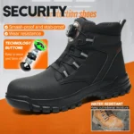 Waterproof Safety Boots Men Indestructible Steel Toe Work Boots - Image 4