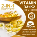 Alxfresh Vitamin D3+K2 Capsules for Immune, Joints, Muscles and Bones Support - Image 5