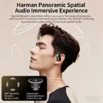 Wireless Bluetooth 5.3 Earhook Earphone LED Display Sports Earhook Noise Cancelling - Image 3
