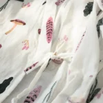 Japanese-style kimono pajamas summer new 100% cotton gauze pajamas nightgown - Image 5