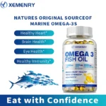 Omega-3 Fish Oil Rich in DHA and EPA - Improve Bad Mood, Relieve Stress, Strengthen The Brain - Image 3