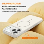 Magnetic Original Liquid Silicone Case For iPhone 12 13 14 15 16 17 Pro Max - Image 4