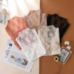 Sexy Women Mesh T-Shirts Transparent Lace Blouse Long Sleeve - Image 3