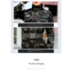 Tactical Military Uniform for Children's Day Camouflag Disguise Adult Boy Soldier Army Suit - Image 5