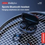 Lenovo LP75 Sports Wireless Earphones with Mics,Button Control - Image 2