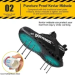Safety Shoes Men For Work Sneakers Women Men Steel Toe Work Shoes - Image 4