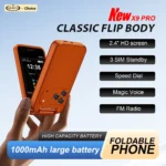 SERVO X9 PRO 3 SIM Card Foldable Mobile Phone Magic Voice Speed