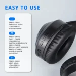 #Wireless Bluetooth 5.3 Headphones Over Ear HIFI Stereo Headsets - Image 6