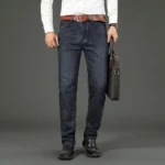 2026 New Business Men's Jeans Casual Straight Stretch Fashion - Image 4