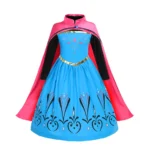 Elsa Anna Kid Princess Girls Dress Rapunzal Kids Cosplay Halloween Vestidos Children Costume - Image 5