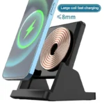 30W Wireless Charger Pad Stand Desktop Ultra-thin Mobile Phone For iPhone - Image 3