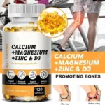 Calcium Magnesium Zinc Soft Capsules Vitamin D3 Supplement Softgels for Daily Wellness Support - Image 3