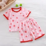 Baby Pajamas Sets Child Pajamas Toddler Short Sleeve Baby Nightwear Pyjamas - Image 3