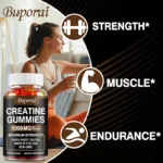 Creatine Monohydrate Gummies - Boost Energy, Build Muscle Mass, and Improve Athletic Performance - Image 4