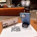 Matte Ring Holder Glass Lens Phone Case For iPhone 16 15 14 13 12 11 17 Pro Max - Image 5