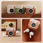 Bluetooth 5.4 vintage fashion wireless earphones, suitable for laptops, tablets, smartphones - Image 3