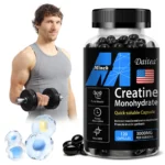 Creatine Monohydrate Capsules for Enhance Muscle Mass Strength & Performance Improvement