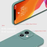 For iPhone 16e Case Liquid Silicone Plain Rubber Funda Phone Protector Case For iPhone - Image 6