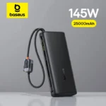 Baseus 145W Power Bank 25000mAh Fast Charging Built-In Type-C Cable