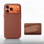 Luxury Tech Woven Magnetic Adsorption Phone Case for Iphone 17 16 15 14 13 Pro Max - Image 3