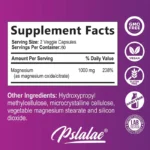 Magnesium Citrate - Muscle, Nerve and Energy Support, Improved Heart Health - Image 2