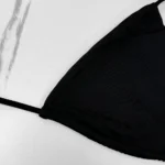 2025 New Women's Solid-color Separate Beach Wear Sexy Halter Three-point - Image 4