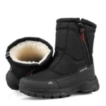 Men's Winter Waterproof Insulated Shell Warm Inner Comfortable Outdoor Snow Boots - Image 2
