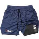 Men's Two-in-one Sports Shorts Breathable Casual Quick-drying Double-layer Shorts - Image 6