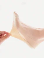 5 pairs of spring and summer ice silk invisible boat socks for women - Image 6