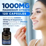 Magnesium Citrate - Max Absorption & High Potency Magnesium Complex Supplement for Heart - Image 3