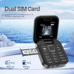Foldable Mini Mobile Phone Speed Dial 1.77'' Display Dual SIM Cellphone - Image 2